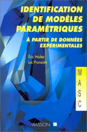 Couverture du produit · Identification de modèles paramétriques à partir de données expérimentales
