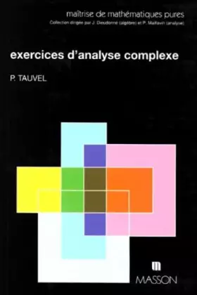 Couverture du produit · Exercices d'analyse complexe
