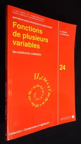 Couverture du produit · FONCTIONS DE PLUSIEURS VARIABLES. 364 exercices corrigés