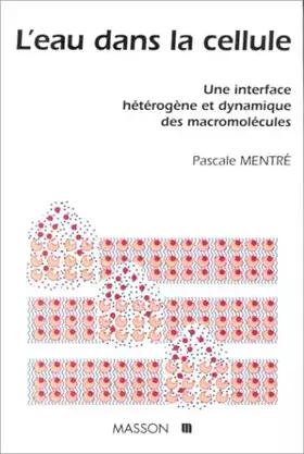 Couverture du produit · L'eau dans la cellule : Une interface hétérogène et dynamique des macromolécules