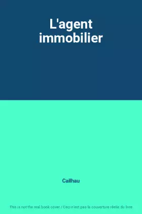Couverture du produit · L'agent immobilier