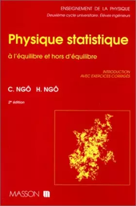 Couverture du produit · Physique statistique - 2ème édition - Introduction avec exercices: Introduction avec exercices