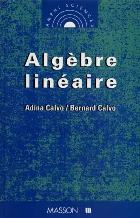 Couverture du produit · Algèbre linéaire