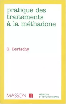 Couverture du produit · Pratique des traitements à la méthadone