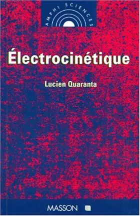 Couverture du produit · Électrocinétique
