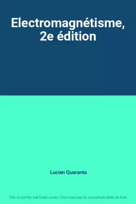 Couverture du produit · Electromagnétisme, 2e édition