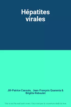 Couverture du produit · Hépatites virales
