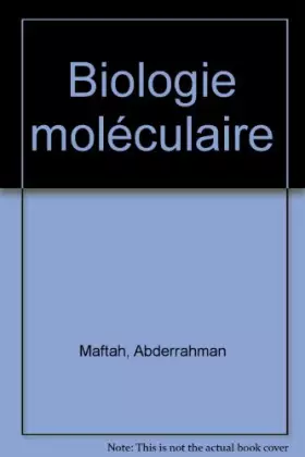 Couverture du produit · Biologie moléculaire
