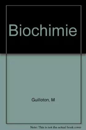 Couverture du produit · Biochimie