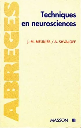 Couverture du produit · Techniques en neurosciences