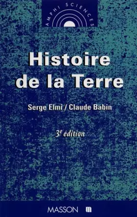 Couverture du produit · Histoire de la Terre - 3ème édition