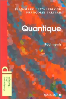 Couverture du produit · Quantique : Rudiments