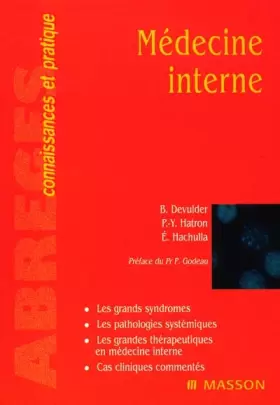 Couverture du produit · Médecine interne