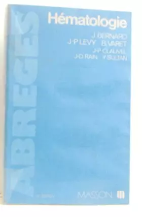 Couverture du produit · hematologie