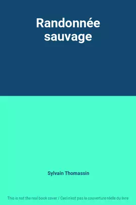 Couverture du produit · Randonnée sauvage
