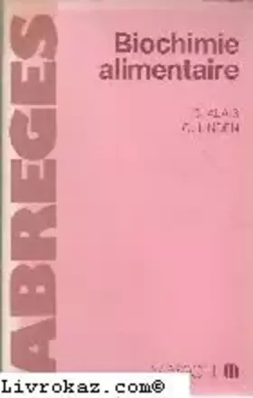 Couverture du produit · Biochimie alimentaire