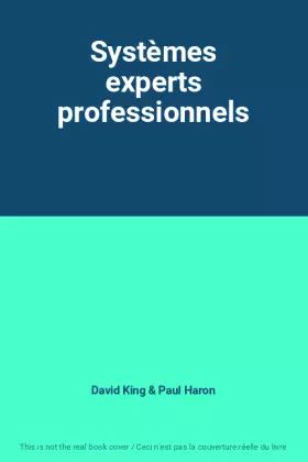 Couverture du produit · Systèmes experts professionnels