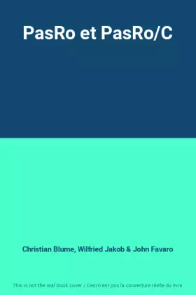 Couverture du produit · PasRo et PasRo/C