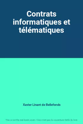 Couverture du produit · Contrats informatiques et télématiques