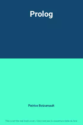Couverture du produit · Prolog