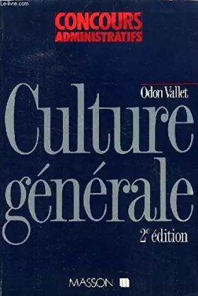 Couverture du produit · Culture générale