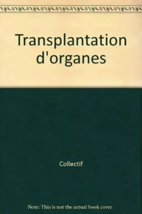 Couverture du produit · Transplantation d'organes