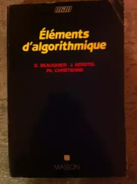 Couverture du produit · Eléments d'algorithmique