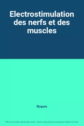 Couverture du produit · Electrostimulation des nerfs et des muscles