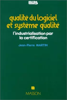 Couverture du produit · Qualité du logiciel et système qualité