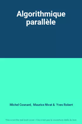 Couverture du produit · Algorithmique parallèle