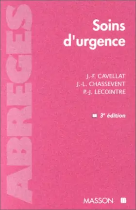 Couverture du produit · Soins d'urgence