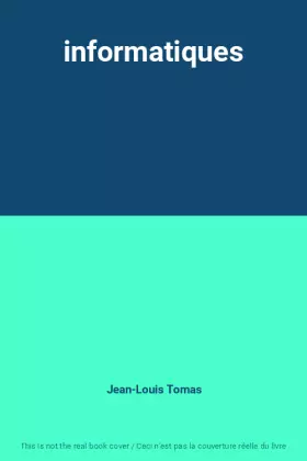 Couverture du produit · informatiques