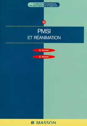 Couverture du produit · PMSI et réanimation