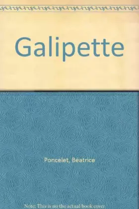 Couverture du produit · Galipette
