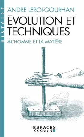 Couverture du produit · L'Homme et la Matière