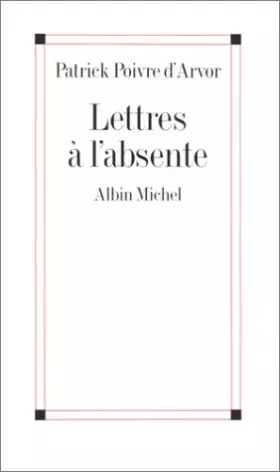 Couverture du produit · Lettres à l'absente