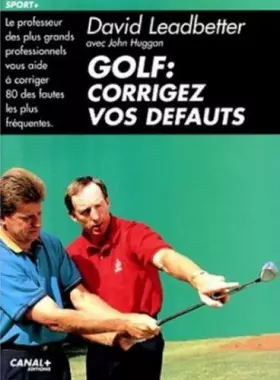 Couverture du produit · Golf : corrigez vos défauts
