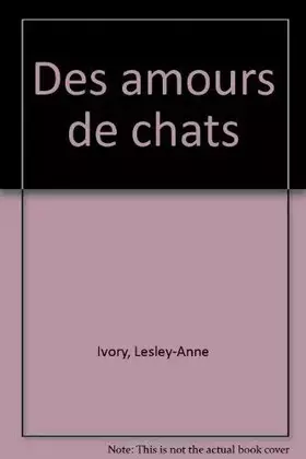 Couverture du produit · Des amours de chats