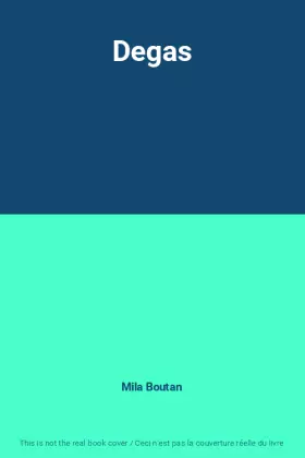 Couverture du produit · Degas