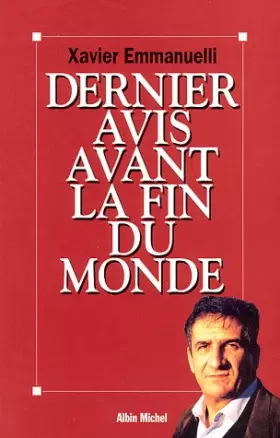 Couverture du produit · Dernier avis avant la fin du monde