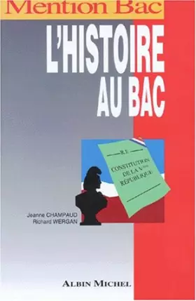 Couverture du produit · L'histoire au bac