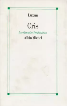 Couverture du produit · Cris