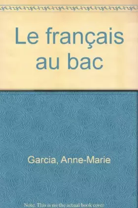 Couverture du produit · Français au bac