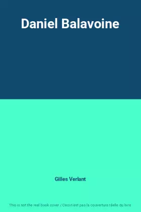 Couverture du produit · Daniel Balavoine
