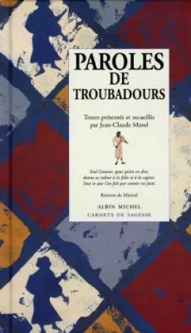 Couverture du produit · Paroles de troubadours