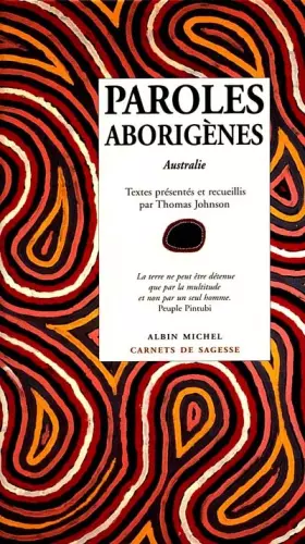 Couverture du produit · Paroles aborigènes