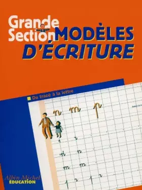 Couverture du produit · Modèles d'écriture - Grande section