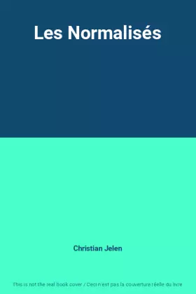 Couverture du produit · Les Normalisés