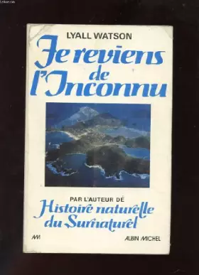 Couverture du produit · Je reviens de l'inconnu