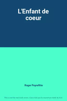 Couverture du produit · L'Enfant de coeur
